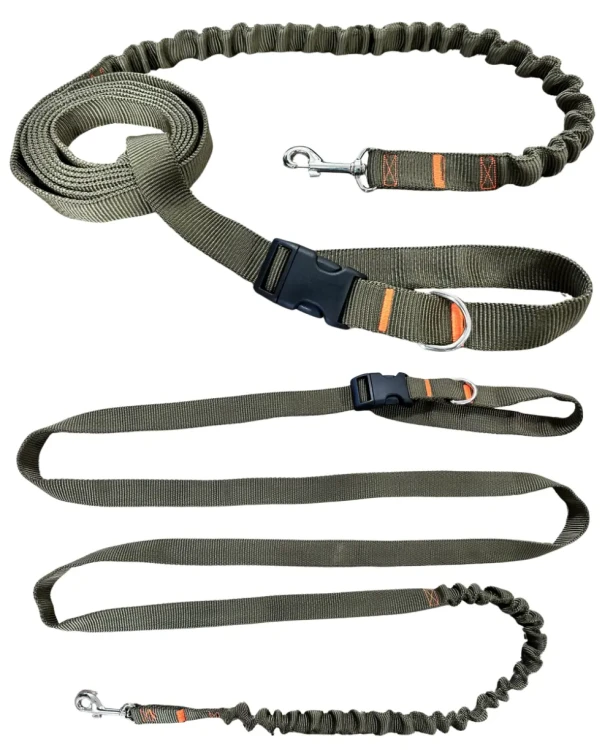 smycz amortyzator khaki.webp
