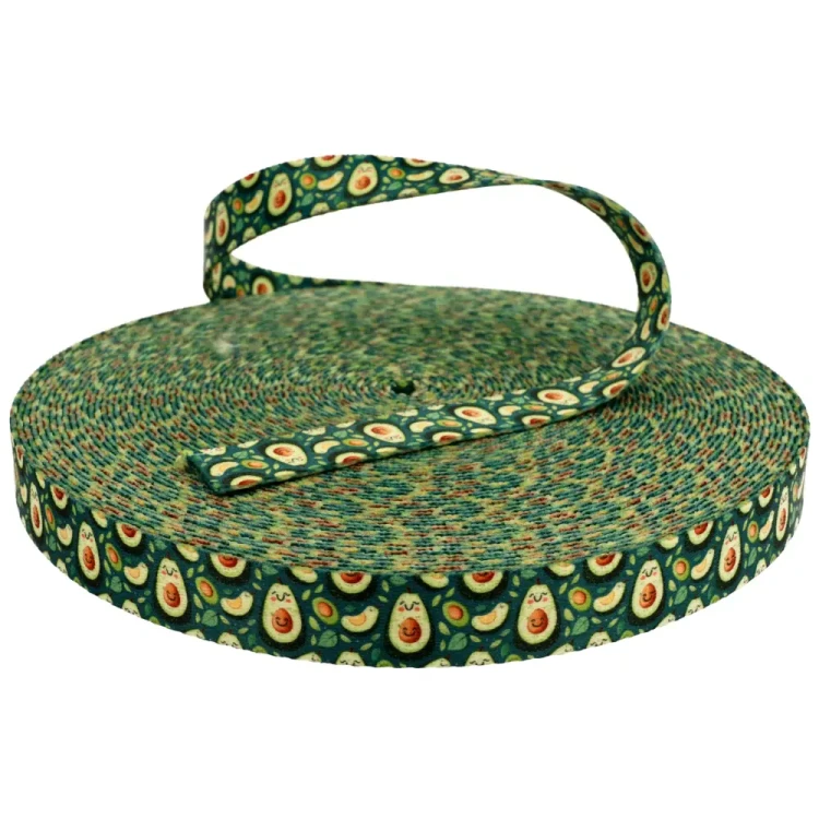 tasma nosna 25mm nadruk sublimacja avocado 2.png