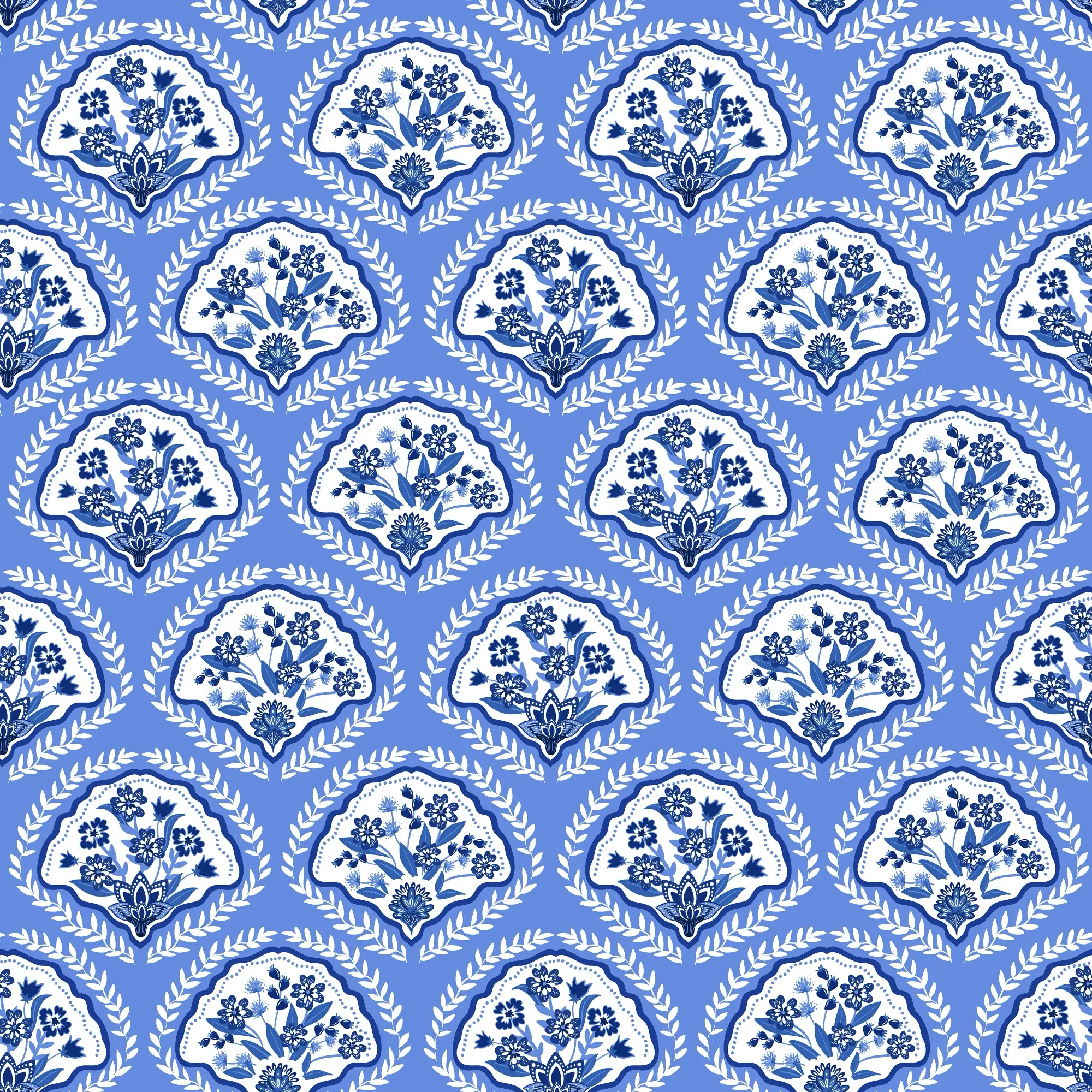 75_Blue Folk Garden
