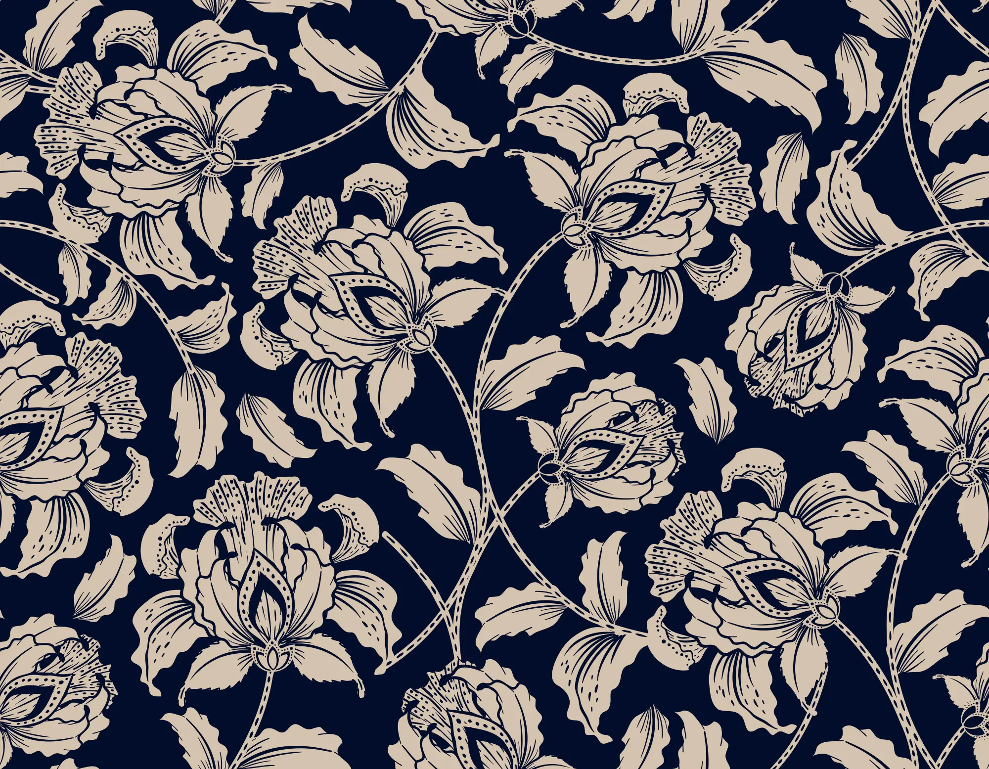 85_Navy Bloom