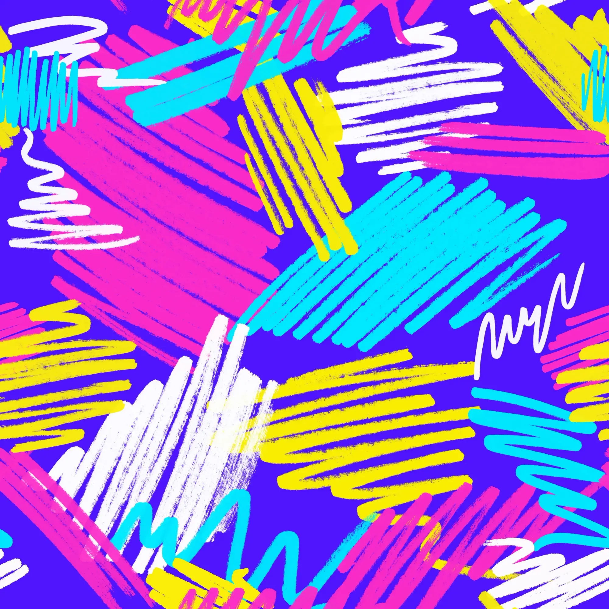 10_Neon Scribble