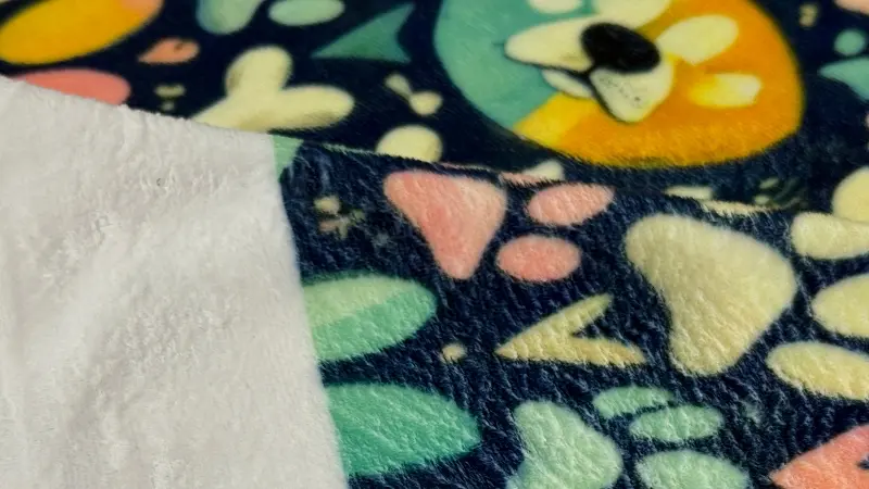 Tkanina Blanket z nadrukiem sublimacja