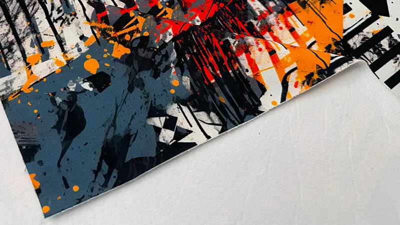 Tkanina SoftShell z nadrukiem sublimacja