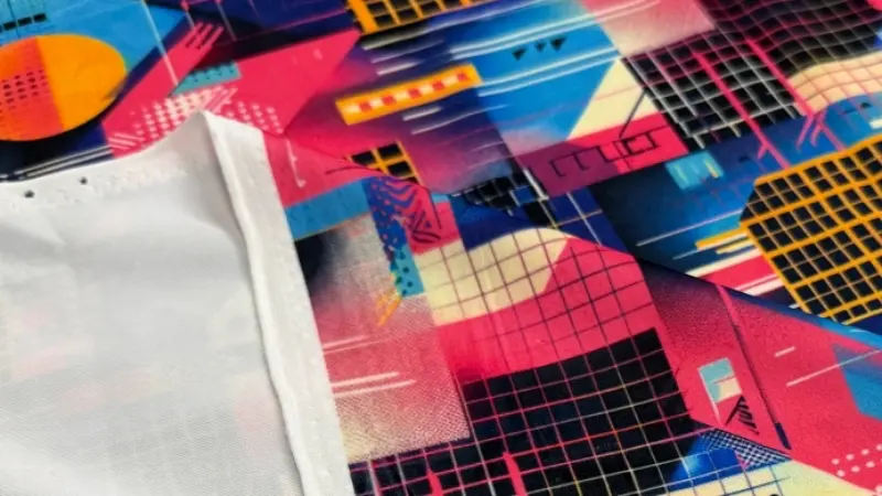 Tkanina Velvet z nadrukiem Sublimacja