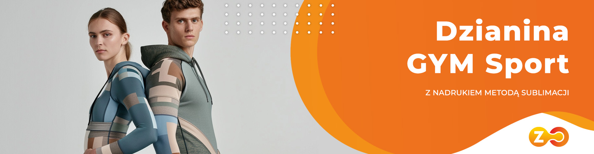 tkanina gym sport z nadrukiem sublimacja