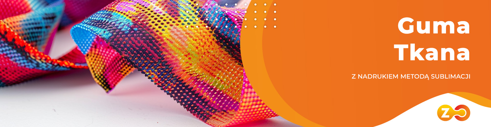 Guma tkana z nadrukiem Sublimacja