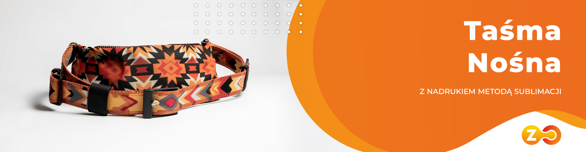 taśma z nadrukiem sublimacja ryflowana