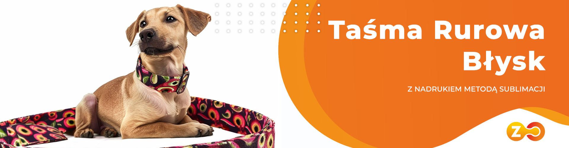 taśma rurowa z nadrukiem sublimacja blysk
