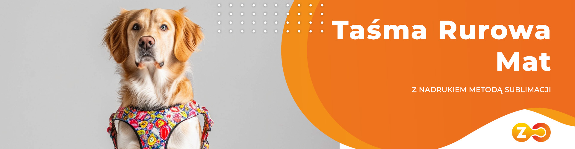 taśma rurowa z nadrukiem sublimacja mat